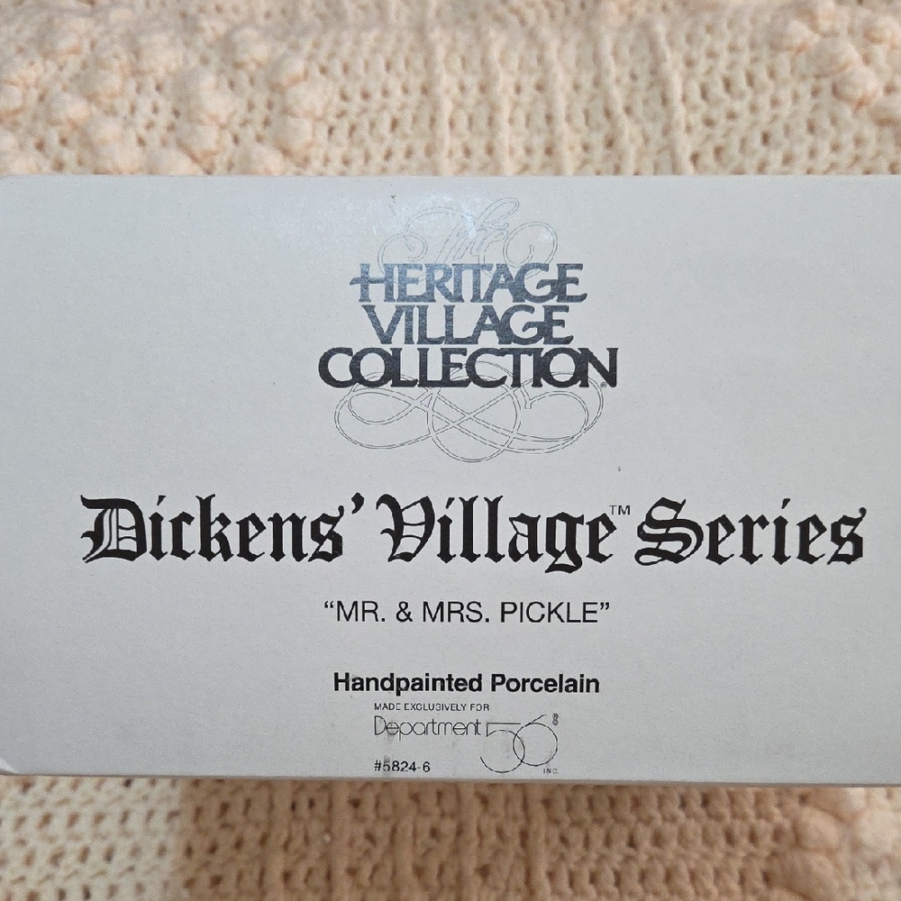 Department 56 Heritage Village Collection Dickens' Village Series